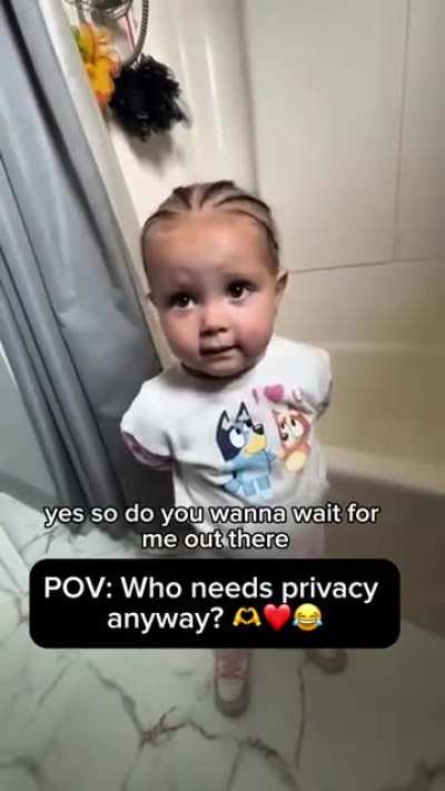 A little talk about bathroom privacy