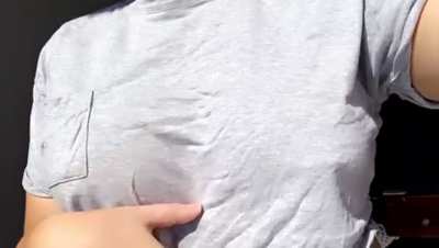 Do you like my big perky titty reveal? 😘 [OC]