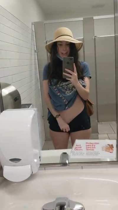 Public titty drops are always a bit risky (oc)