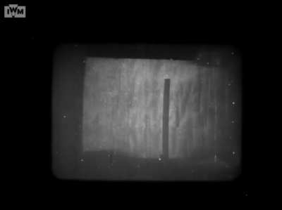 Not a tank but nonetheless relevant, contemporary slow motion footage of 17 pounder shells perforating 5 inch armor plate