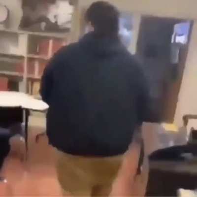 He walks