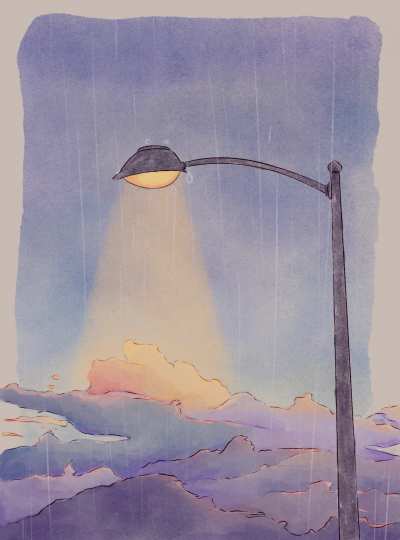 Animated this today because I can't wait for it to start raining again