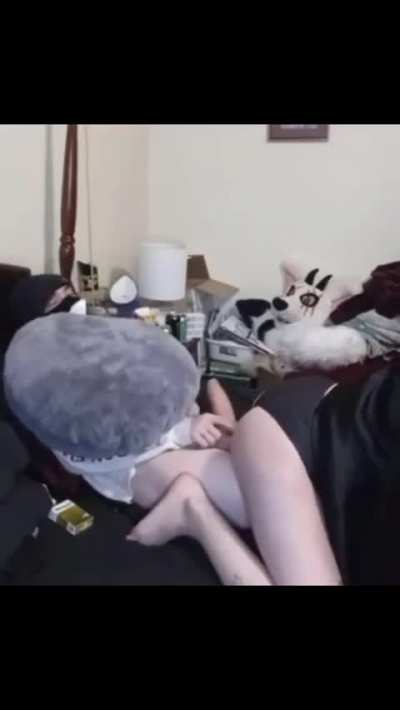 Marie the gas queen farting on dick