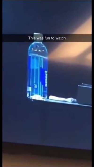 Smart water clearly has a mind of its own...