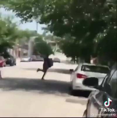Baltimore police couldn’t keep up with a man carrying a TV