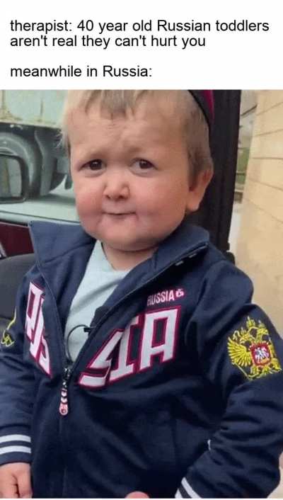 how this kid look 4 and 40 at the same time