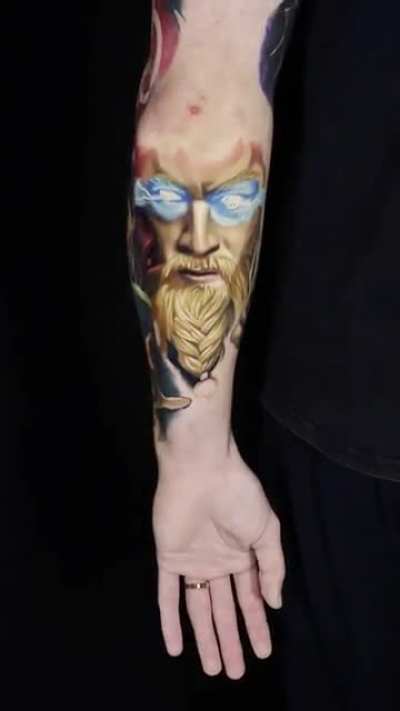 17th session of full MCU sleeve. The God of Thunder is complete.
