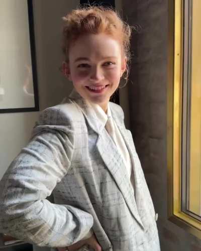 Sadie&rsquo;s look for interview while in Venice | IG 8/31/2025