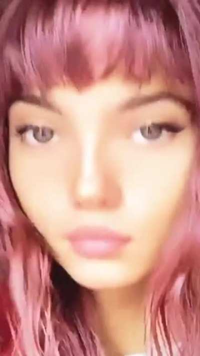 pink hair