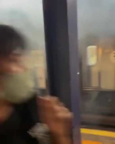 Leaving a bike on a subway track
