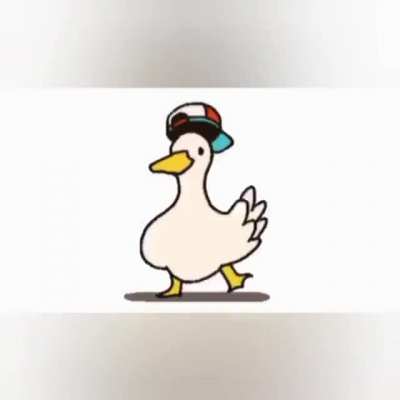 Dancing duck