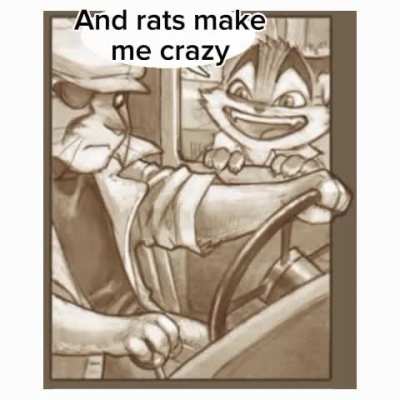 I know you're crazy, you don't have to tell me