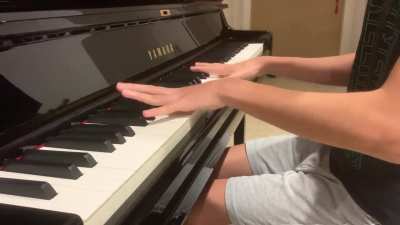 It&rsquo;s done. Tenebre Rosso Sangue on the piano.