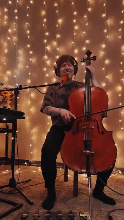 Looping cello cover of "Just The Way You Are" by catdoor ❤️