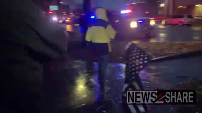 After riot police confront Proud boy rally they desecrate the precious 