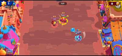If a brawler jumps with a squeak attack, it doesn't affect other brawlers on the ground.