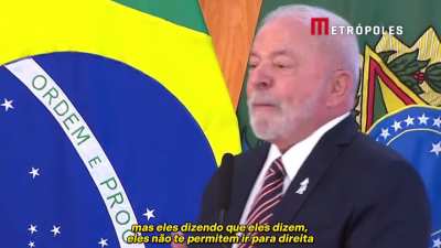 Lula cita extrema-esquerda e radicais do PT. &ldquo;Tudo que eles falam, certamente voc&ecirc; n&atilde;o vai fazer, mas eles n&atilde;o te permitem ir para direita&rdquo;.