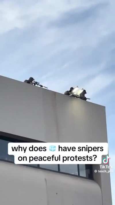 Snipers At The Broadview ICE Facility In Chicago Lie In Wait 🤯
