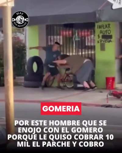 La Rioja: Un joven se enojó por el precio del parche y agredió al gomero