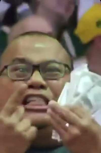 *Wizards fan here* &hellip; Just saw this video for the first time yesterday and this guy is definitely GOATED 🐐