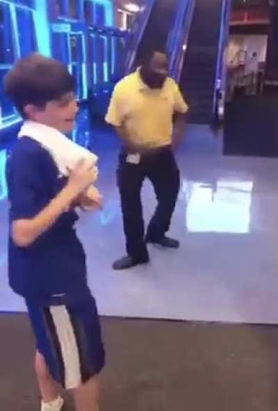 Throwback to when the AAA Security Guard danced to Don&rsquo;t Trust the Process chants