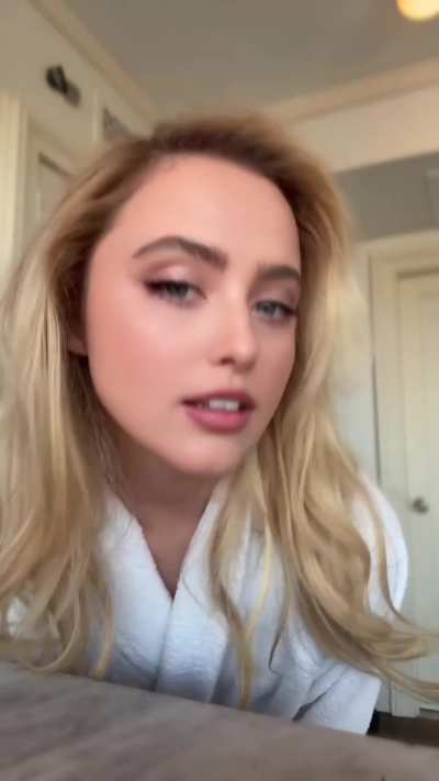 Dancing in a robe