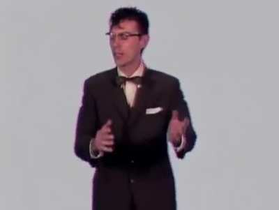 David Byrne talks about sex but it's cursed and has once in a lifetime in the background