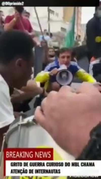 Muito estranho esse grito de guerra do MBL