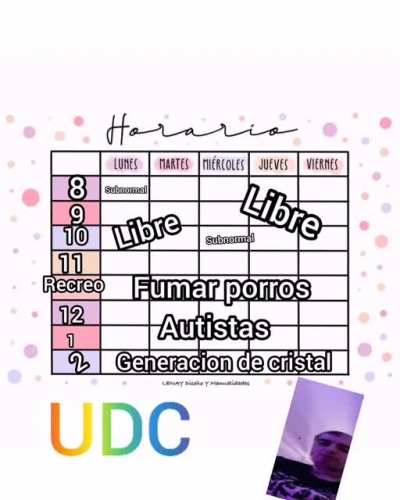 Mi buen horario🤑🤑