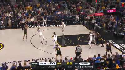 [Highlight] Poole in the first quarter: 17 PTS, 5-9 FG, 3-5 Threes