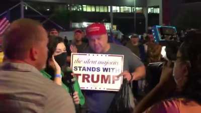 Man chants 