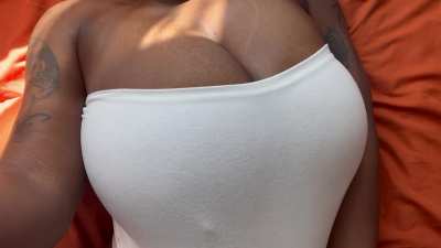 White on black