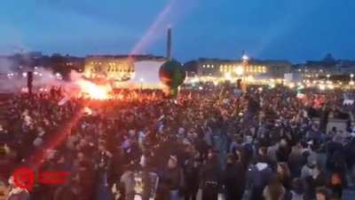 Today, the President of France said he&rsquo;s going to force through a raise of the retirement age without a vote. Tonight, Paris looks like this.