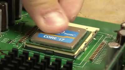 Building my pc today!! Tip: watch the verge for correct thermal paste application.