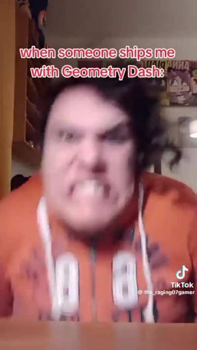 Don&rsquo;t ship him with geometry dash&hellip;