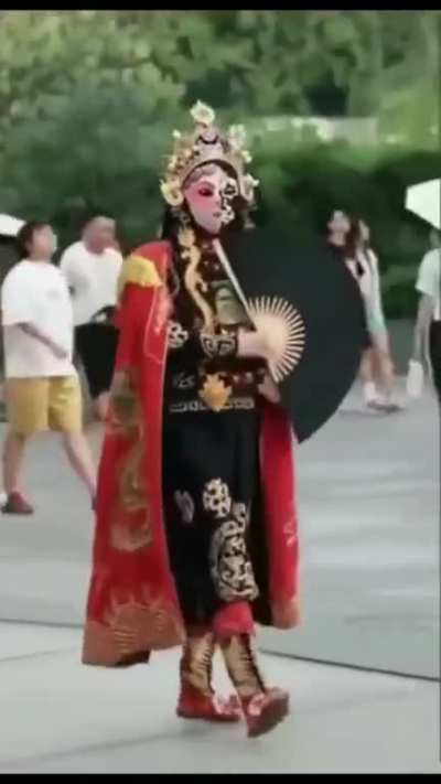 Bian Lian is the Chinese art of "Face Changing"