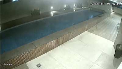 Someone opened the trapdoor under the pool!