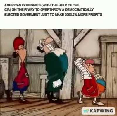 "its the fight against communism" they said