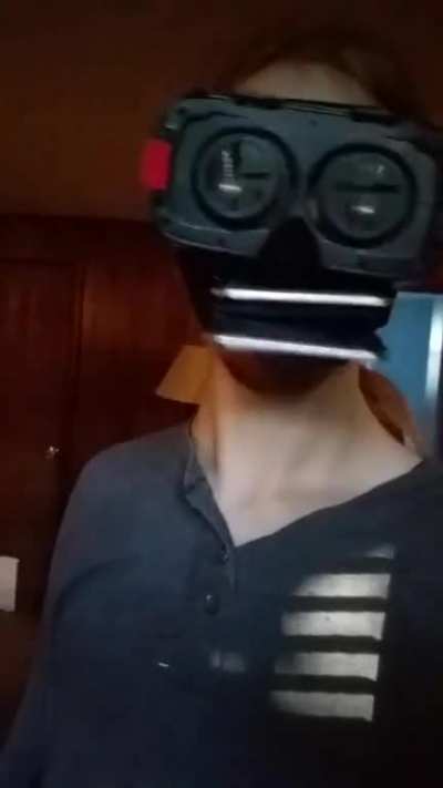 Endoskeleton mask I'm working on