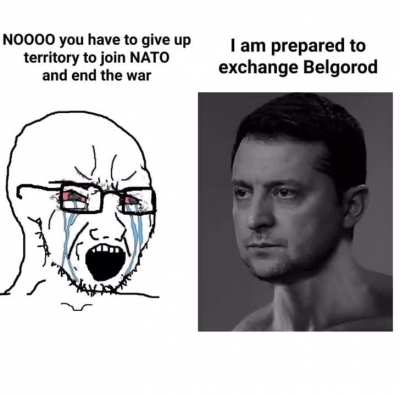 "We are ready to exchange Belgorod for our membership in NATO," Zelenskyy when asked whether Ukraine is ready to give up part of its territories to join NATO