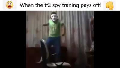 when the tf2 spy traning pays off