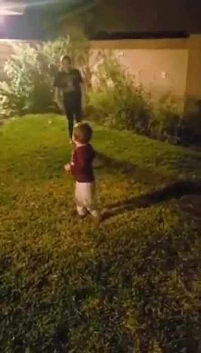 Little man almost had it!