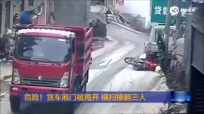 Two vehicles on a narrow street