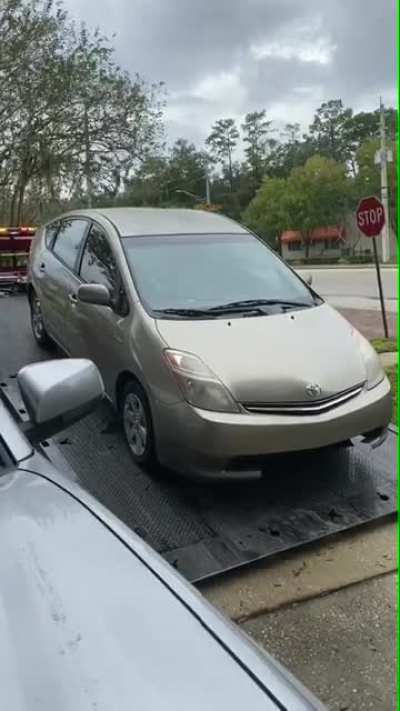 the man at the end did not look too happy