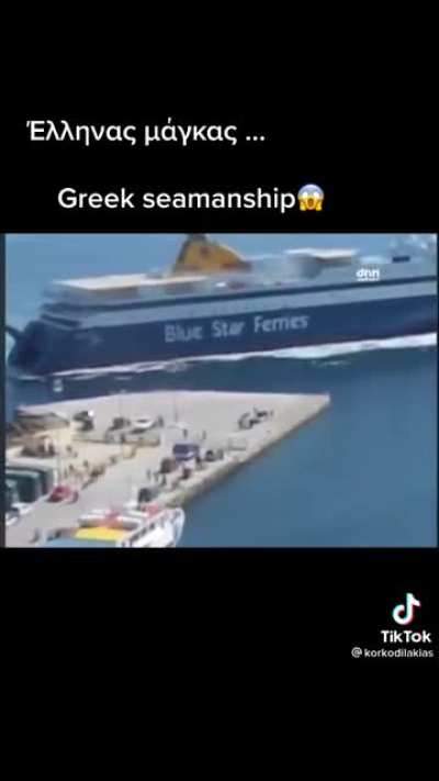 My man Literally drifted whole ship. Credits: tiktok/korkodilakias