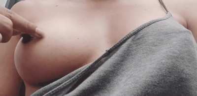 I hope I can cheer you up with my chocolate eraser nipples!