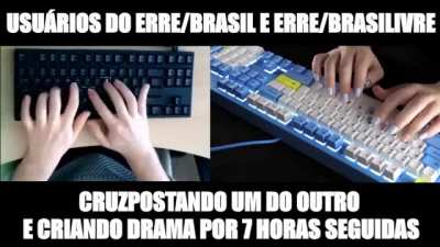 chega as m&atilde;os suam 👐🙌⌨️