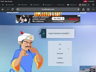 Checking how many questions does it take for Akinator guess grandson