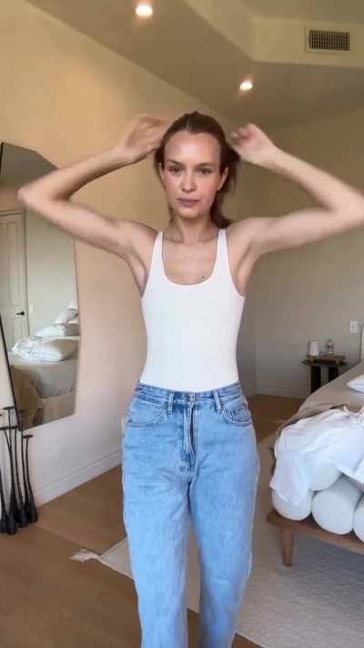 Josephine Skriver... joja &bull; Summer Styling Inspo - How do you style our Bone Bodysuit?