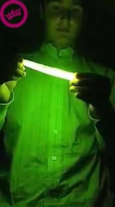 Microwaving glow-sticks